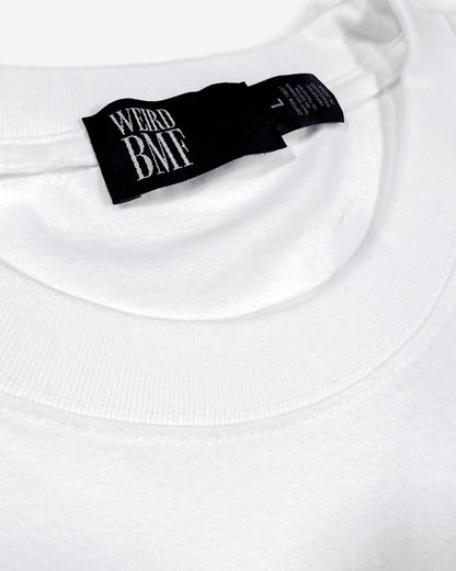 DRIP MASK S/S T-shirt — BACK EDITION [White]