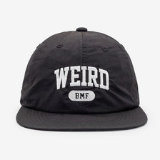 COLLEGE LOGO Nylon Hat — GLOW EDITION [Black]