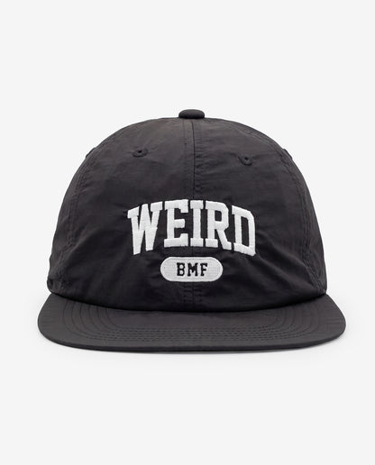 COLLEGE LOGO Nylon Hat — GLOW EDITION [Black]