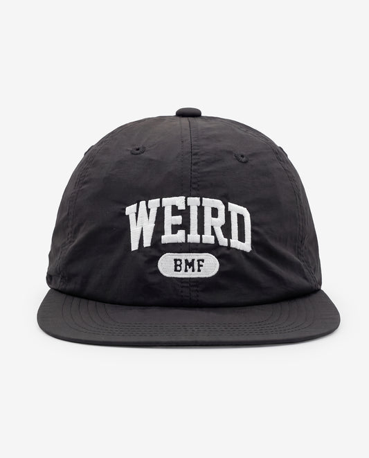 COLLEGE LOGO Nylon Hat — GLOW EDITION [Black]