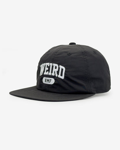 COLLEGE LOGO Nylon Hat — GLOW EDITION [Black]