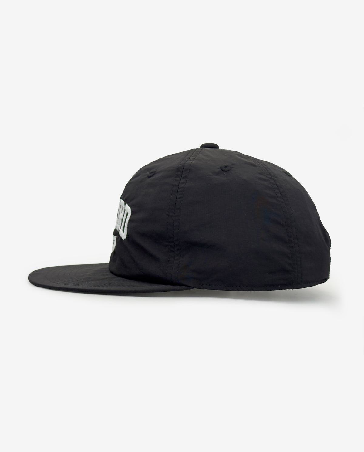 COLLEGE LOGO Nylon Hat — GLOW EDITION [Black]