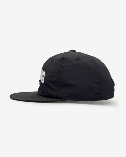 COLLEGE LOGO Nylon Hat — GLOW EDITION [Black]