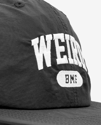 COLLEGE LOGO Nylon Hat — GLOW EDITION [Black]