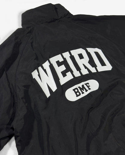 COLLEGE LOGO Nylon Jacket — GLOW EDITION [Black]