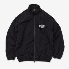COLLEGE LOGO Nylon Jacket — GLOW EDITION [Black]