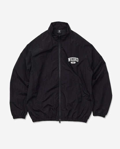 COLLEGE LOGO Nylon Jacket — GLOW EDITION [Black]