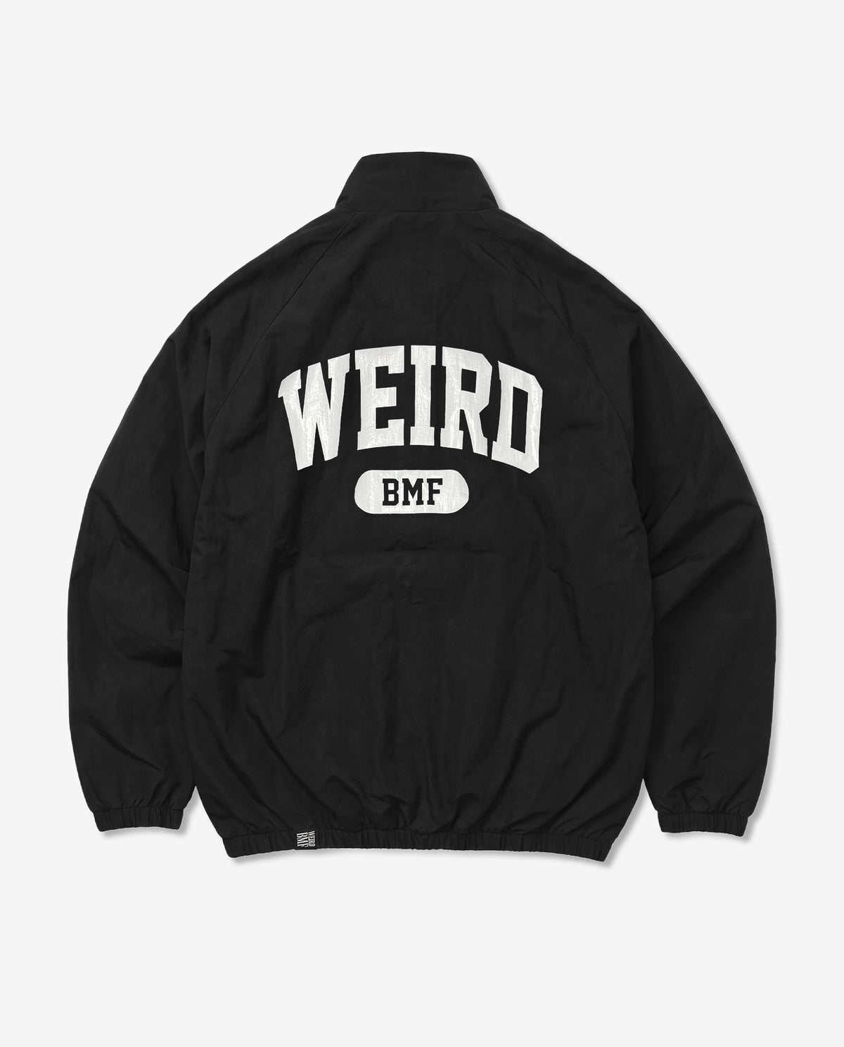 COLLEGE LOGO Nylon Jacket — GLOW EDITION [Black]