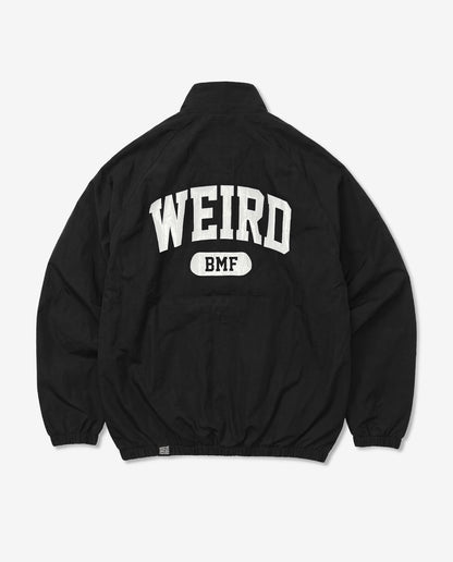 COLLEGE LOGO Nylon Jacket — GLOW EDITION [Black]