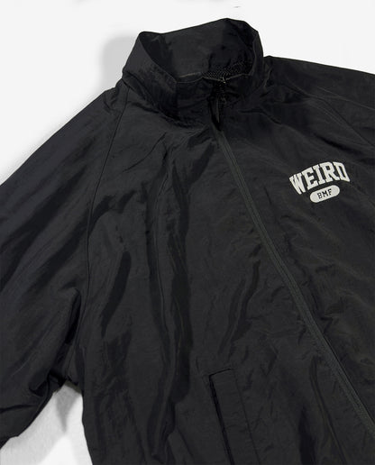COLLEGE LOGO Nylon Jacket — GLOW EDITION [Black]