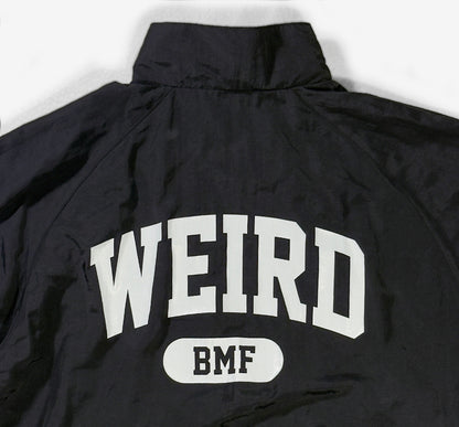 COLLEGE LOGO Nylon Jacket — GLOW EDITION [Black]