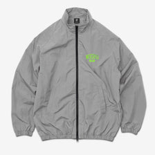 COLLEGE LOGO Nylon Jacket [Gray × Neon Green]