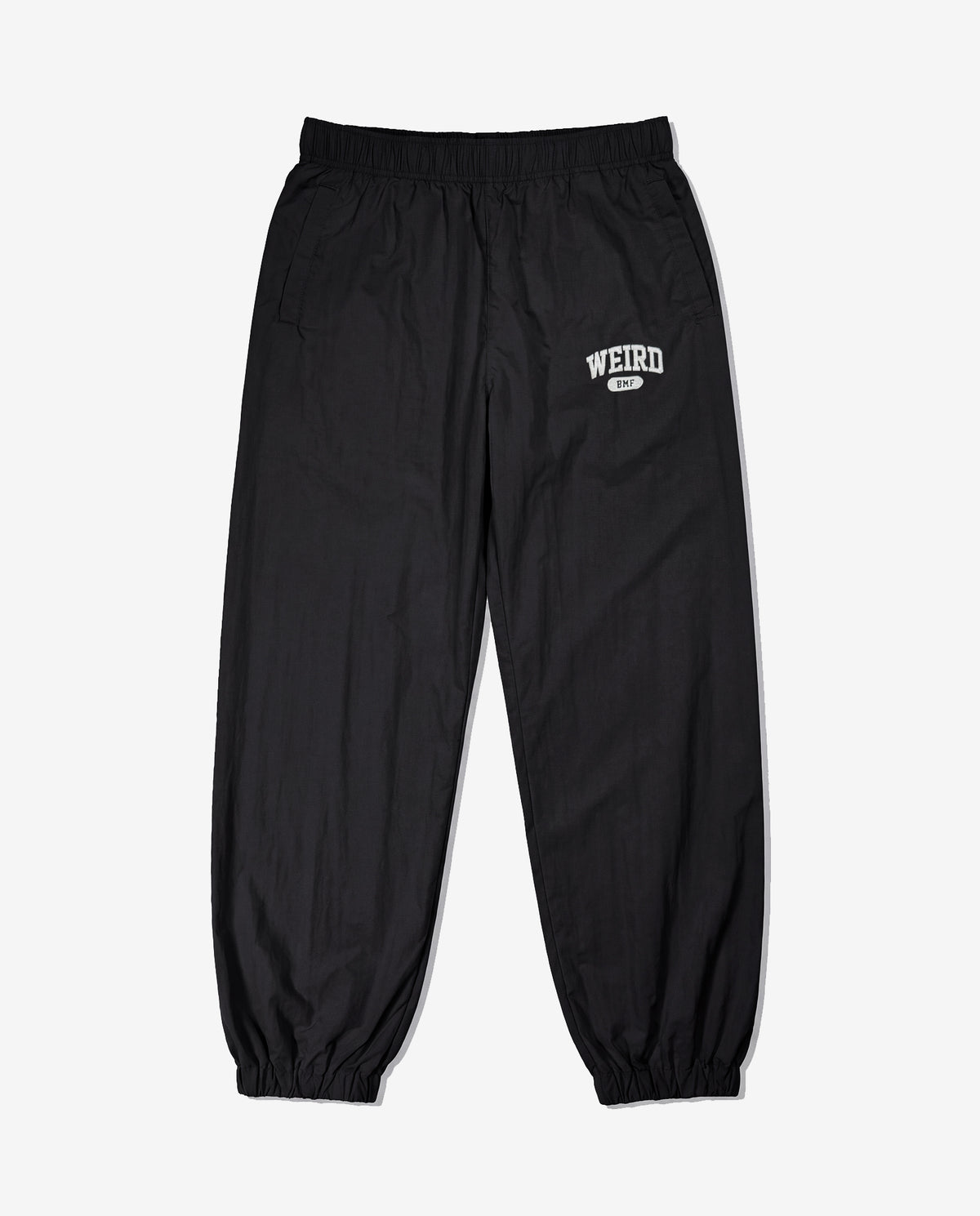COLLEGE LOGO Nylon Pants — GLOW EDITION [Black]