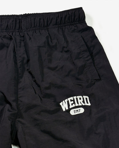 COLLEGE LOGO Nylon Pants — GLOW EDITION [Black]