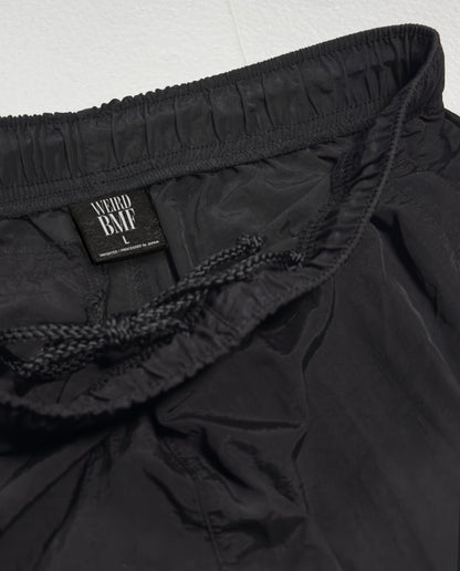 COLLEGE LOGO Nylon Pants — GLOW EDITION [Black]
