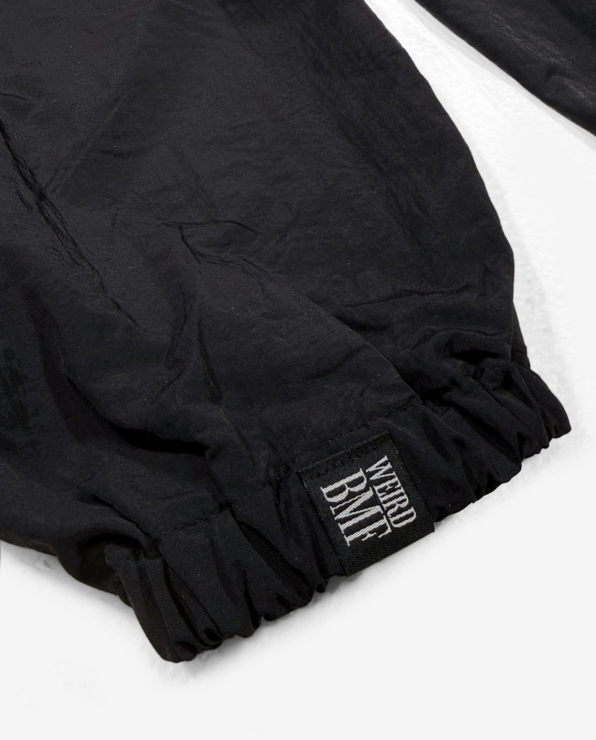 COLLEGE LOGO Nylon Pants — GLOW EDITION [Black]