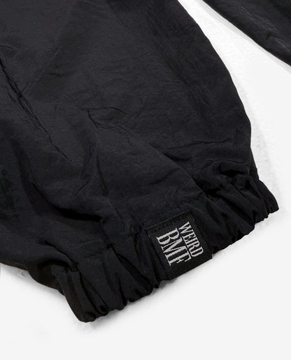 COLLEGE LOGO Nylon Pants — GLOW EDITION [Black]
