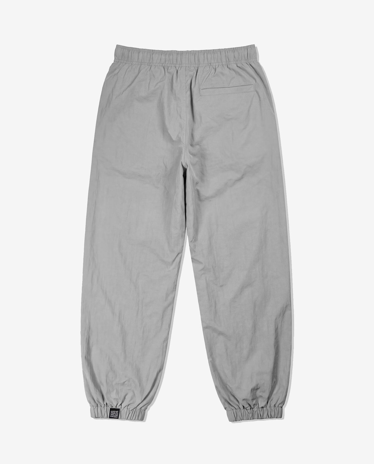 COLLEGE LOGO Nylon Pants [Gray × Neon Green]