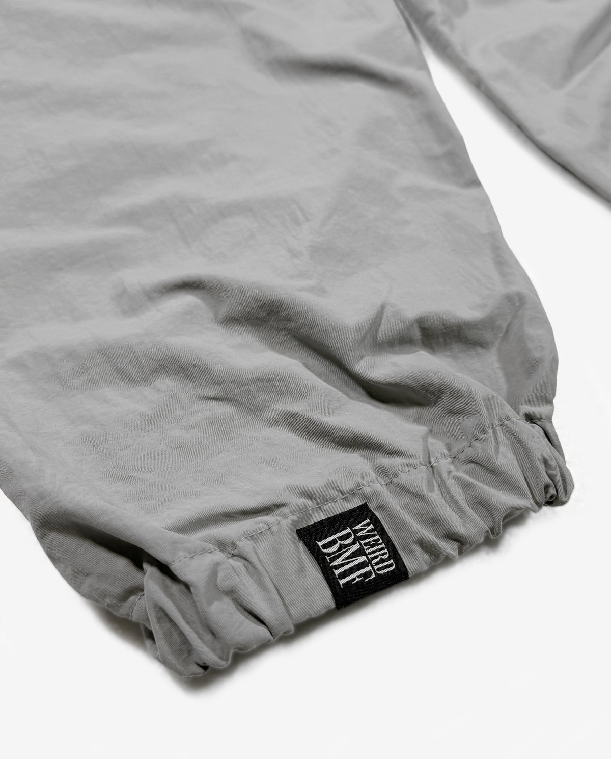 COLLEGE LOGO Nylon Pants [Gray × Neon Green]