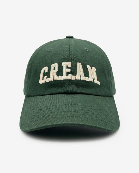 C.R.E.A.M. Washed Cotton Cap [Dark Green]