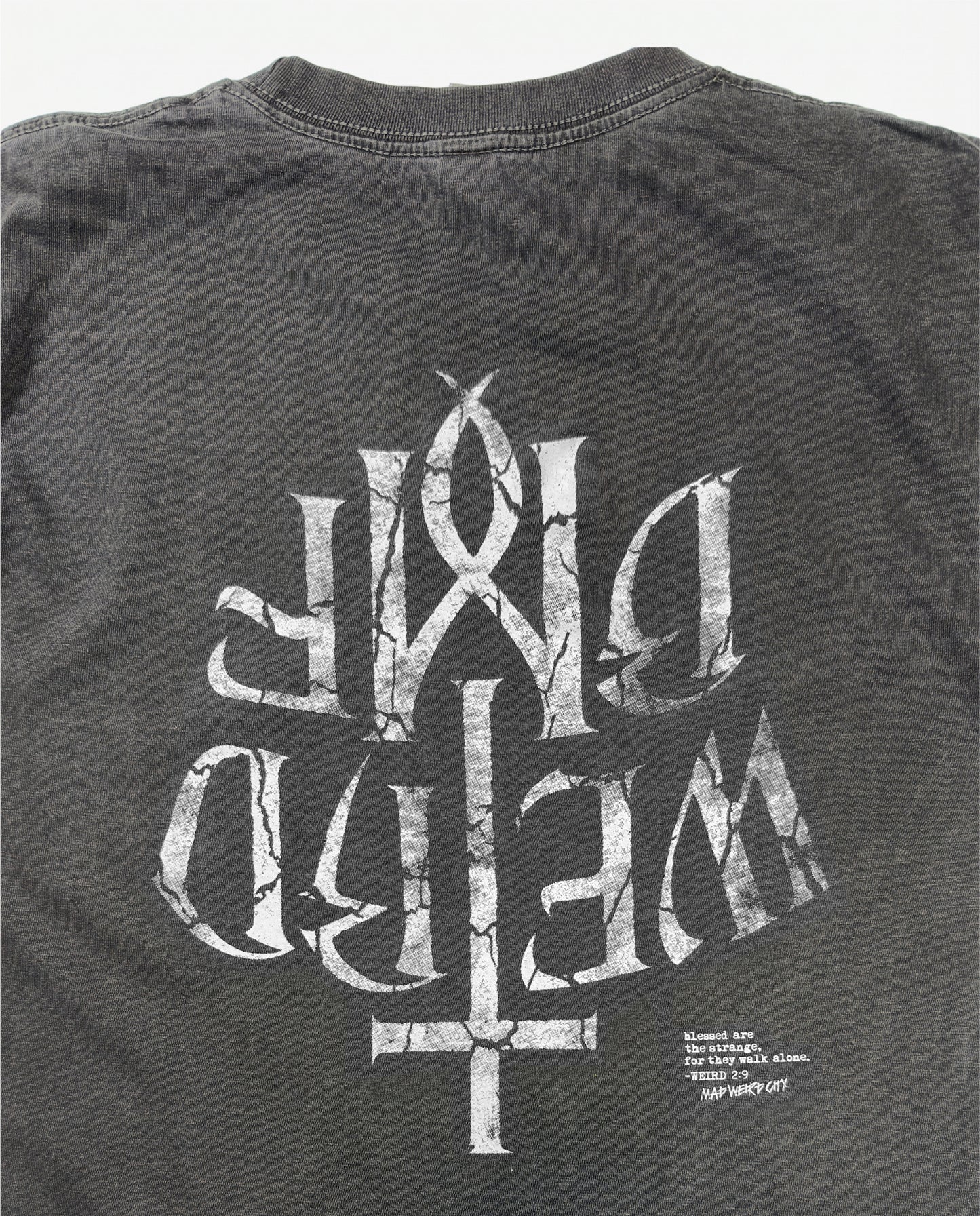 CROSS LOGO Pigment-Dye S/S T-shirt [Vintage Black]