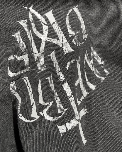CROSS LOGO Pigment-Dye S/S T-shirt [Vintage Black]