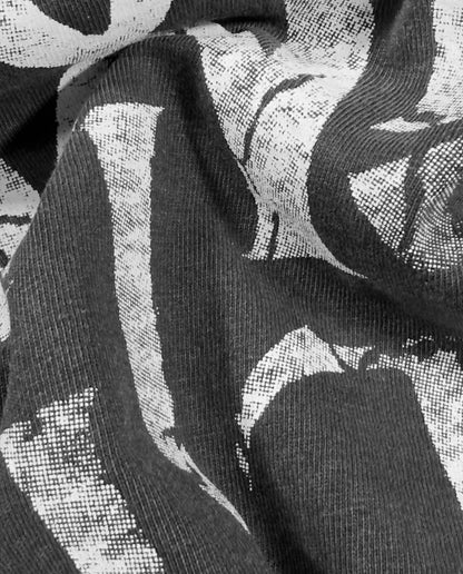 CROSS LOGO Pigment-Dye S/S T-shirt [Vintage Black]