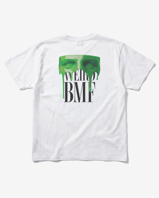 DRIP MASK S/S T-shirt — BACK EDITION [White]