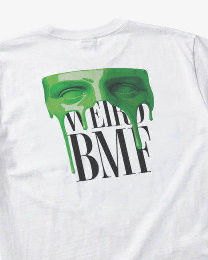 DRIP MASK S/S T-shirt — BACK EDITION [White]