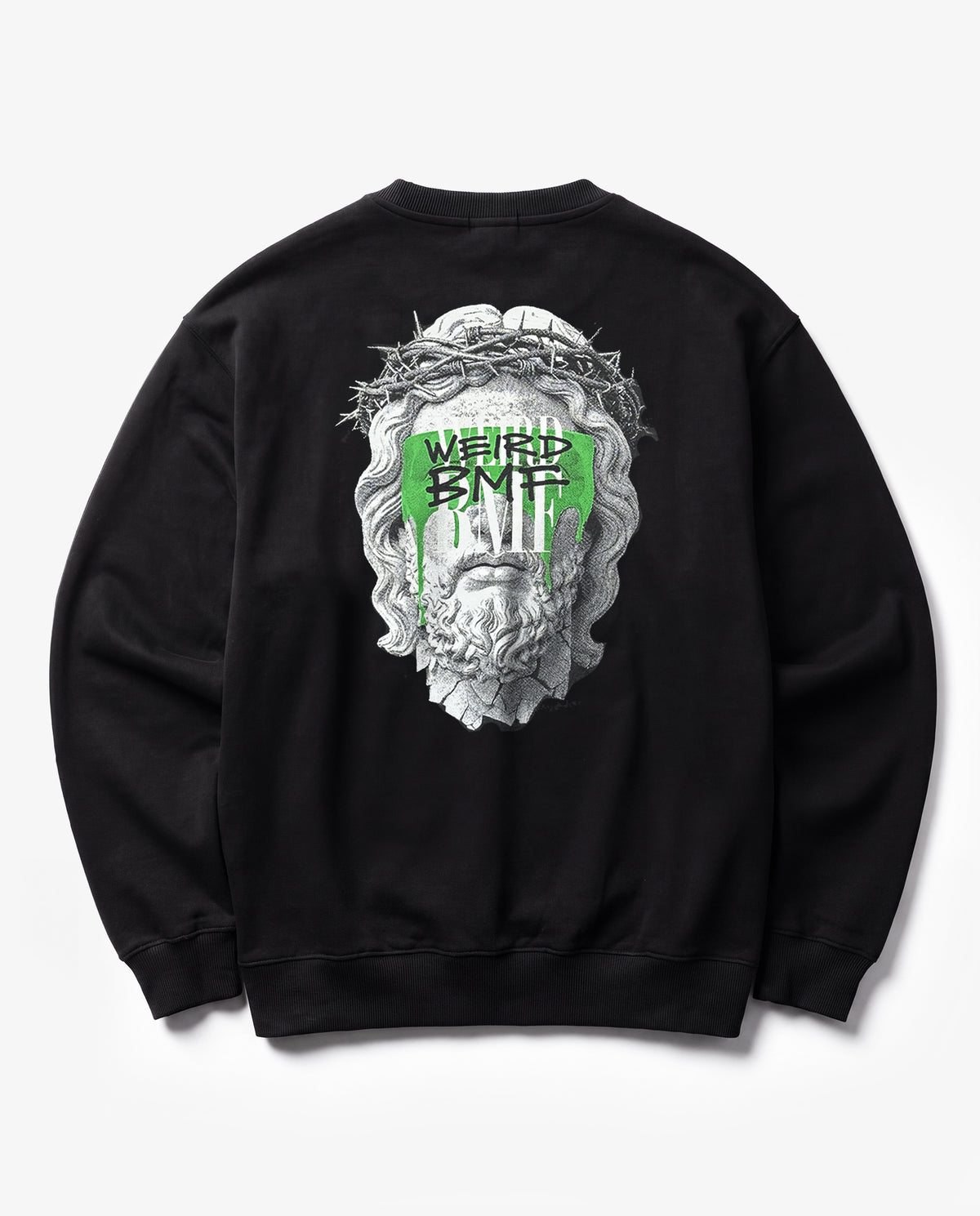 JESUS Heavyweight Crewneck Sweatshirt — PREMIUM EDITION [Green]