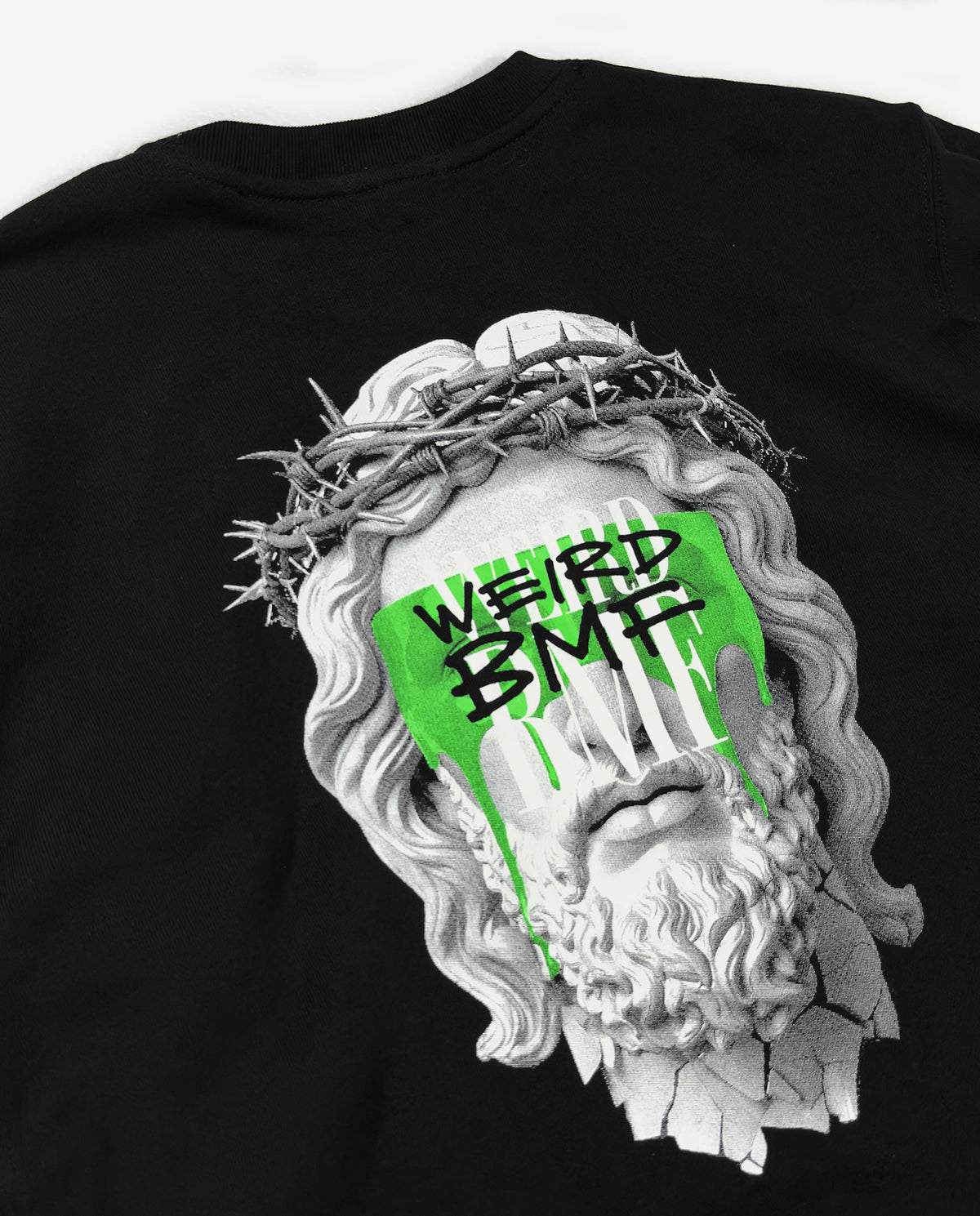 JESUS Heavyweight Crewneck Sweatshirt — PREMIUM EDITION [Green]