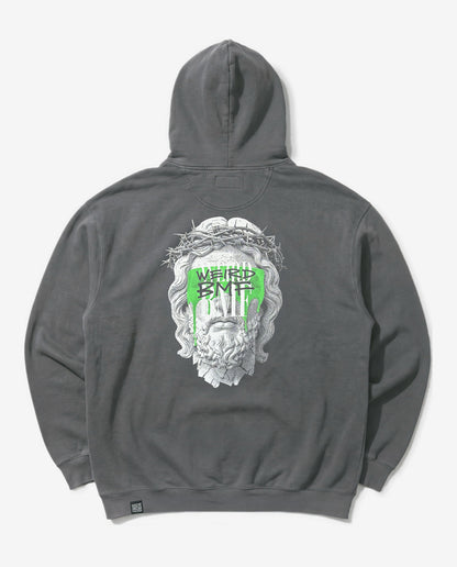 JESUS Pigment-Dye Hoodie — PREMIUM EDITION [Green]