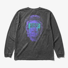 JESUS Pigment-Dye L/S T-shirt — PREMIUM EDITION [Aqua]