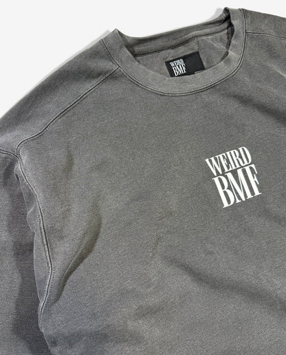 JESUS Pigment-Dye Crewneck Sweatshirt — PREMIUM EDITION [Green]