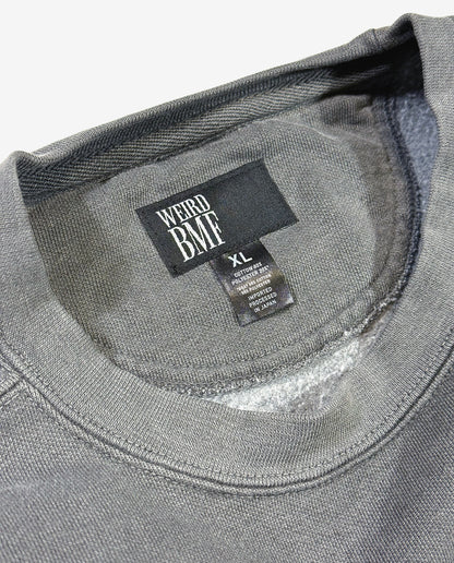 JESUS Pigment-Dye Crewneck Sweatshirt — PREMIUM EDITION [Green]