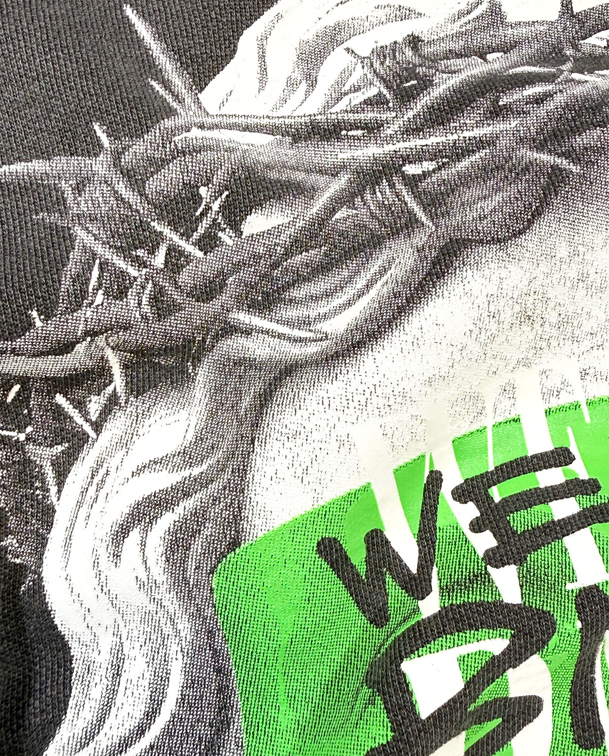 JESUS Pigment-Dye Crewneck Sweatshirt — PREMIUM EDITION [Green]