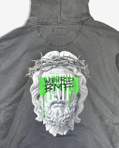 JESUS Pigment-Dye Hoodie — PREMIUM EDITION [Green]