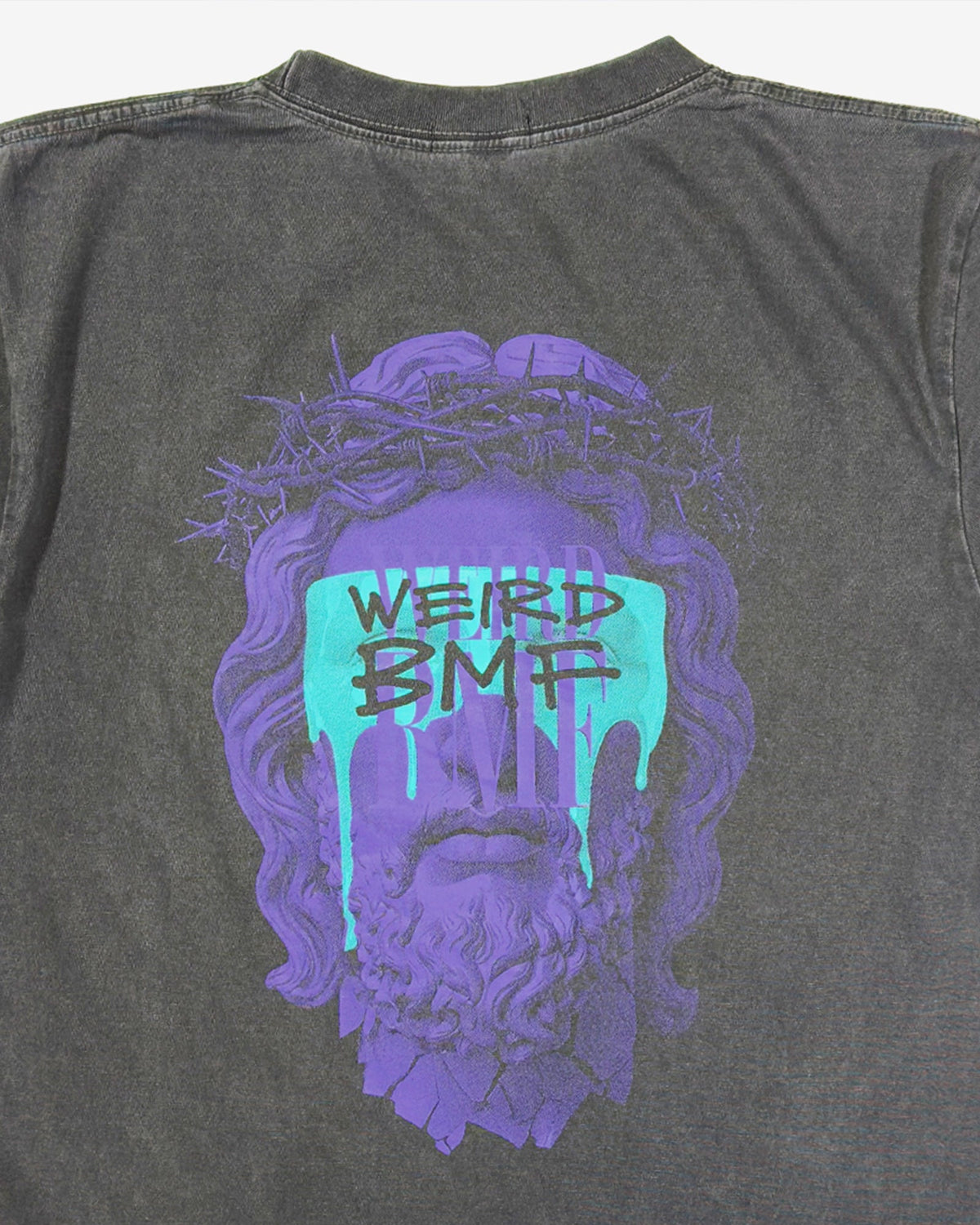 JESUS Pigment-Dye L/S T-shirt — PREMIUM EDITION [Aqua]