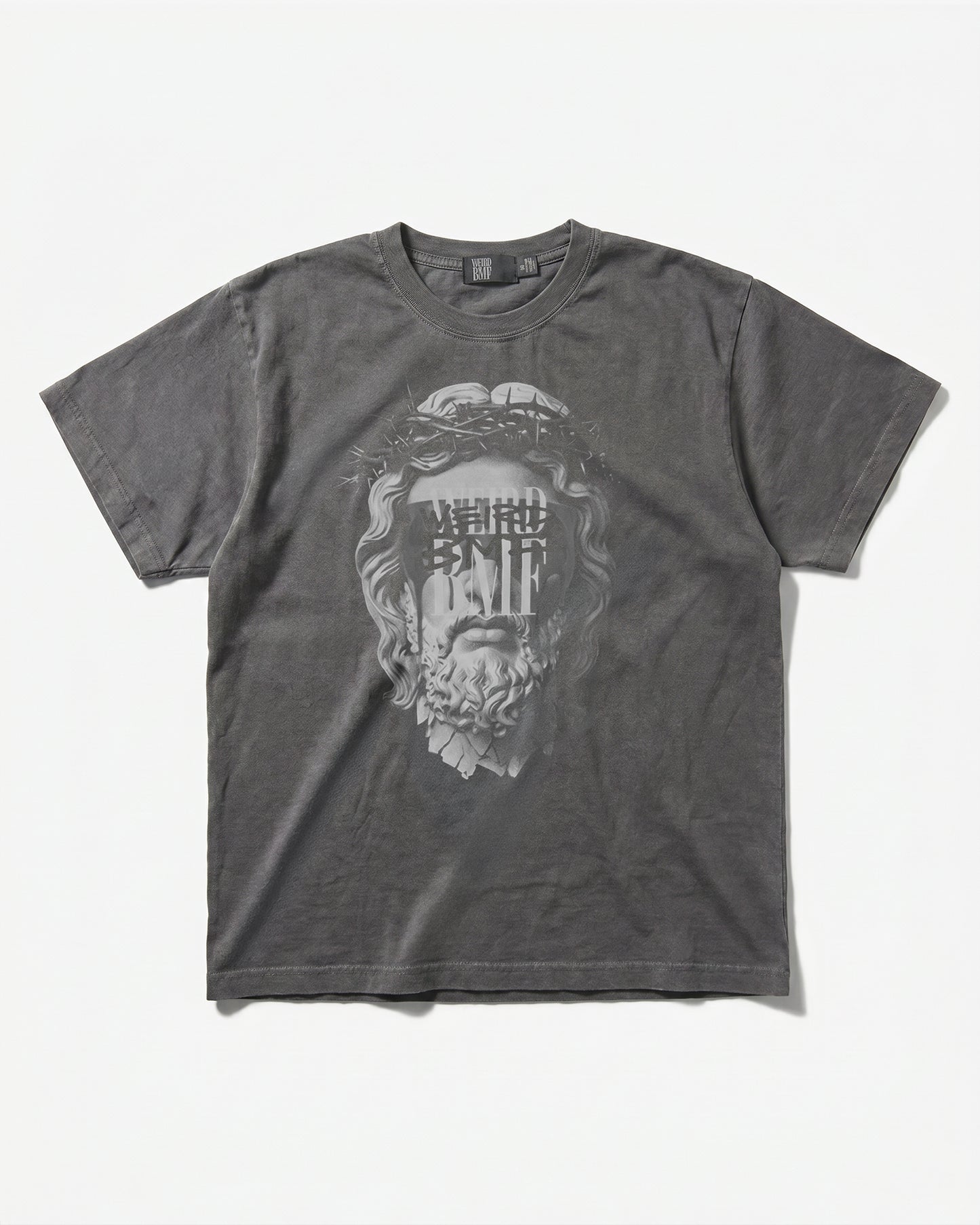 JESUS Pigment-Dye S/S T-shirt [Gray]
