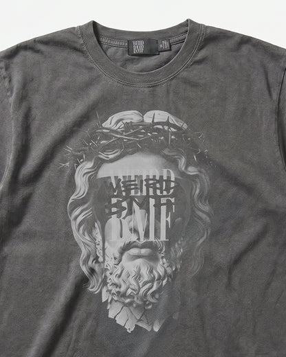 JESUS Pigment-Dye S/S T-shirt [Gray]
