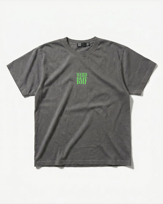 JESUS Pigment-Dye S/S T-shirt — BACK EDITION [Neon Green]
