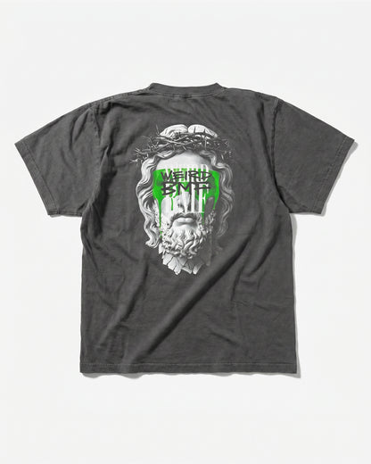 JESUS Pigment-Dye S/S T-shirt — PREMIUM EDITION [Green]