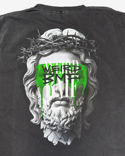 JESUS Pigment-Dye S/S T-shirt — PREMIUM EDITION [Green]