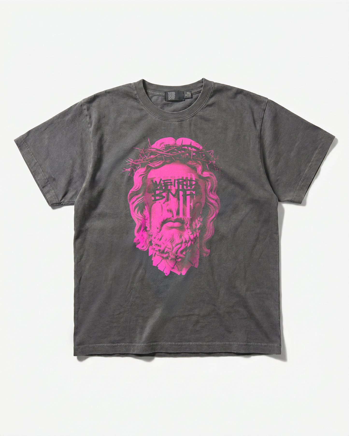 JESUS Pigment-Dye S/S T-shirt [Pink]