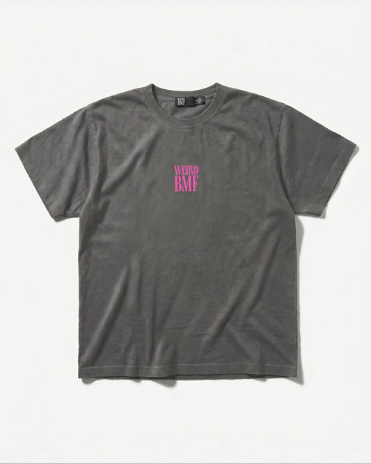 JESUS Pigment-Dye S/S T-shirt — BACK EDITION [Neon Pink]