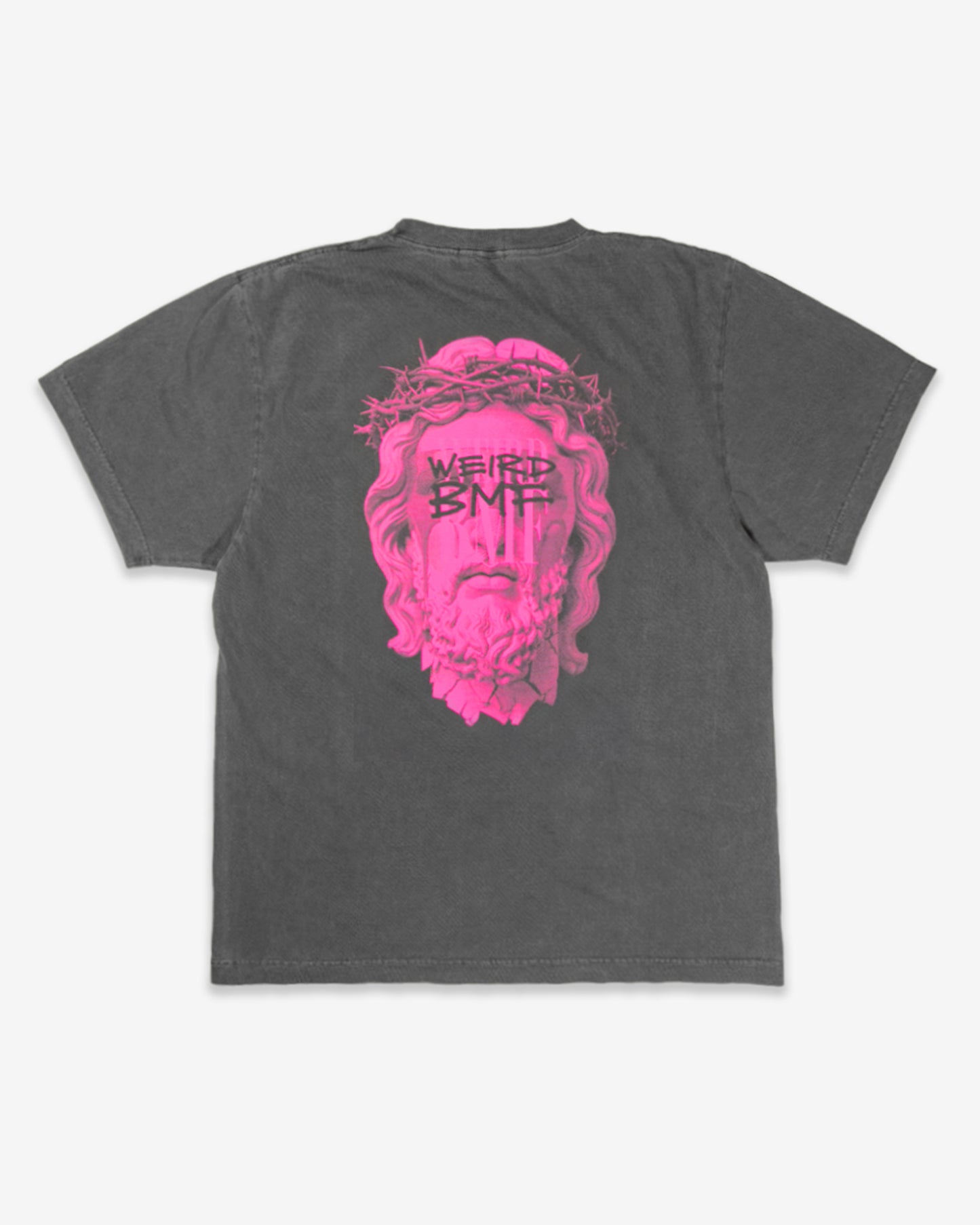JESUS Pigment-Dye S/S T-shirt — BACK EDITION [Pink]