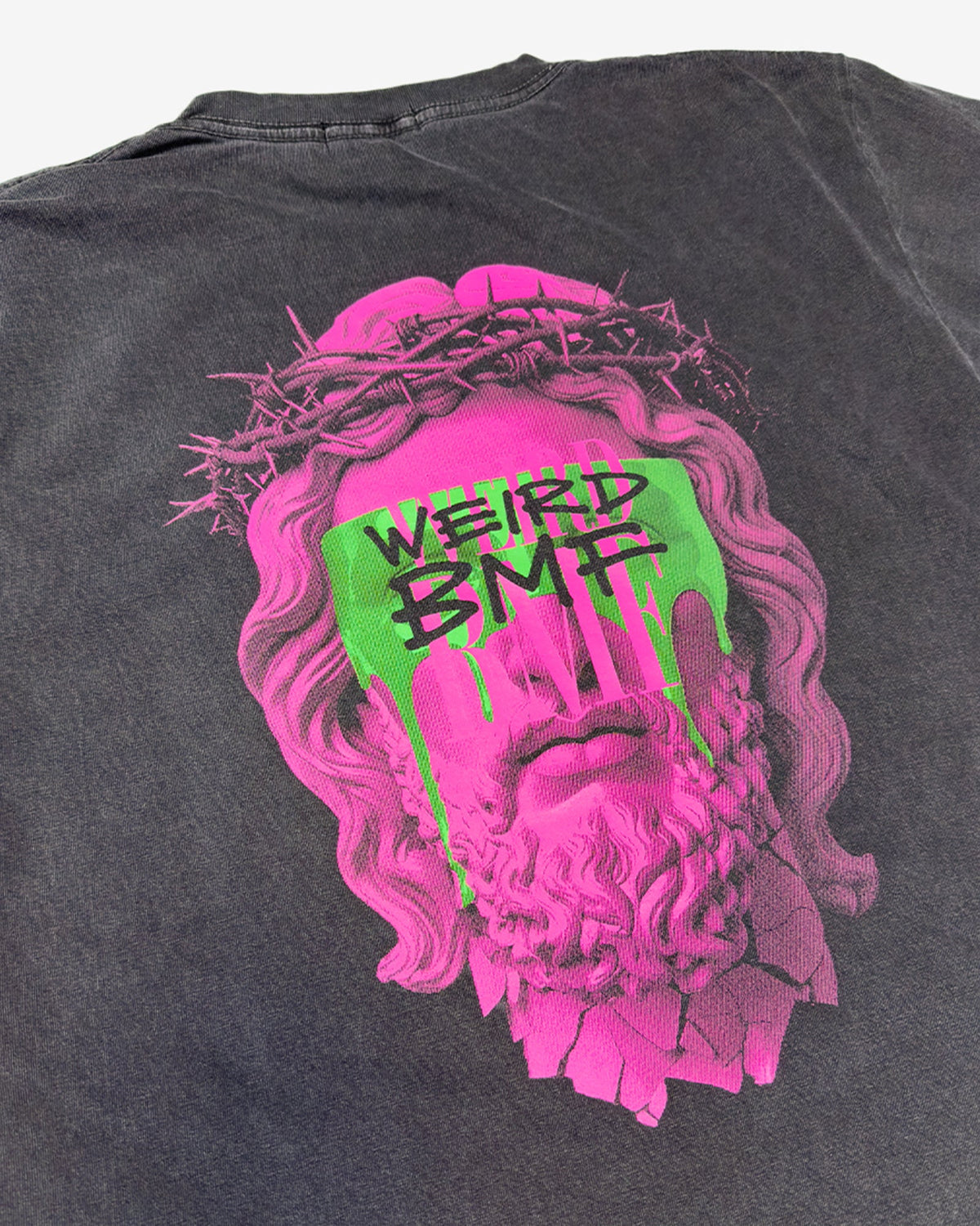 JESUS Pigment-Dye L/S T-shirt — PREMIUM EDITION [Pink]