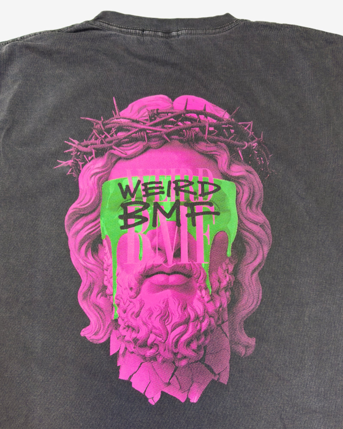 JESUS Pigment-Dye L/S T-shirt — PREMIUM EDITION [Pink]