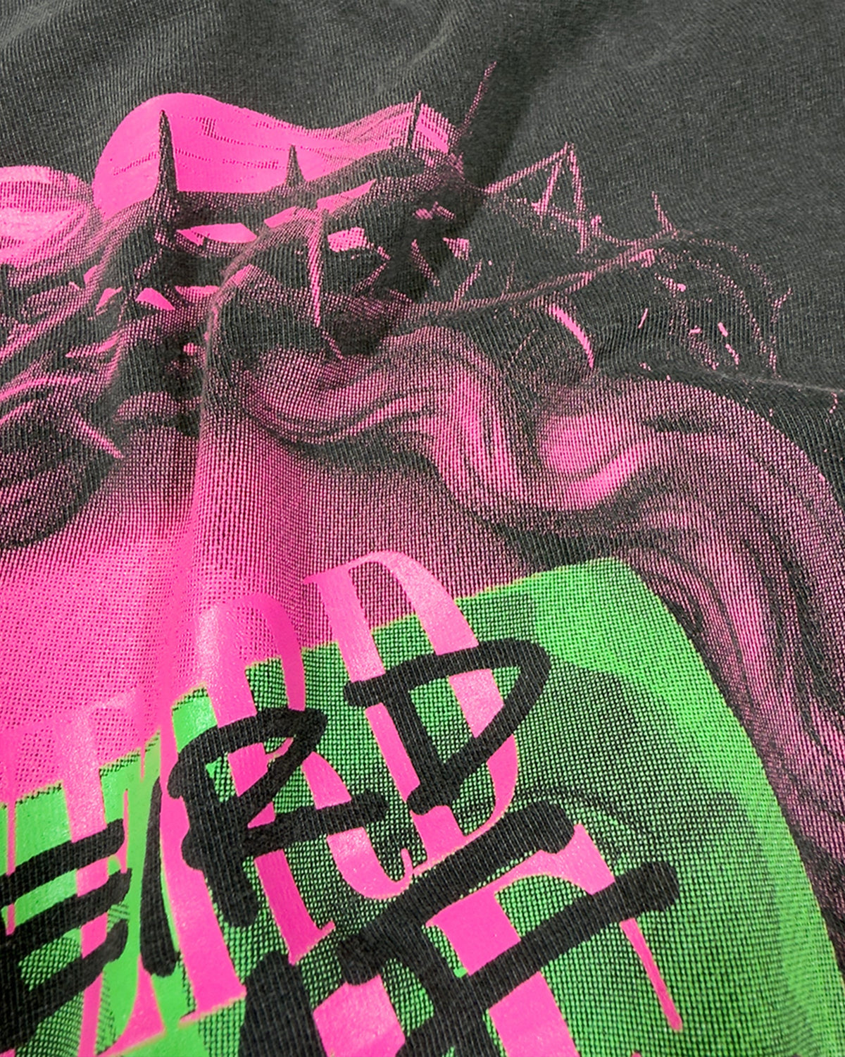 JESUS Pigment-Dye L/S T-shirt — PREMIUM EDITION [Pink]