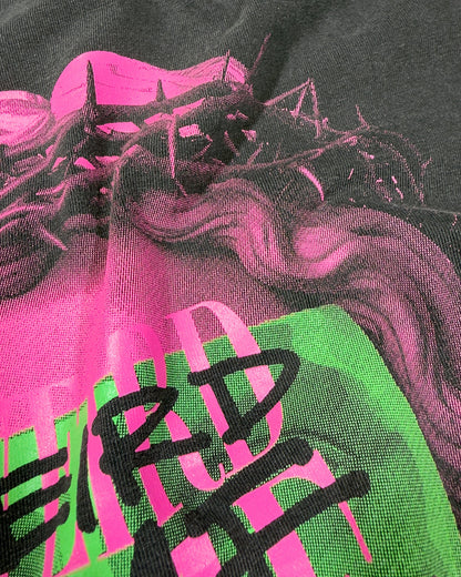 JESUS Pigment-Dye L/S T-shirt — PREMIUM EDITION [Pink]
